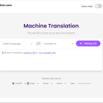 Machine Translation AI