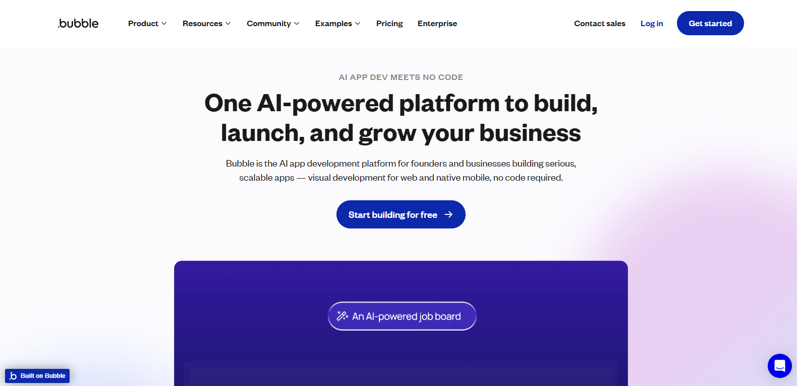 no-code-ai-platform-bubble