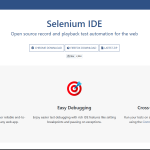 Selenium IDE