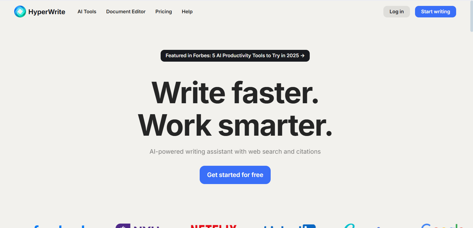Hyperwrite-ai-writing-assistant
