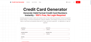 Credit Card Generator