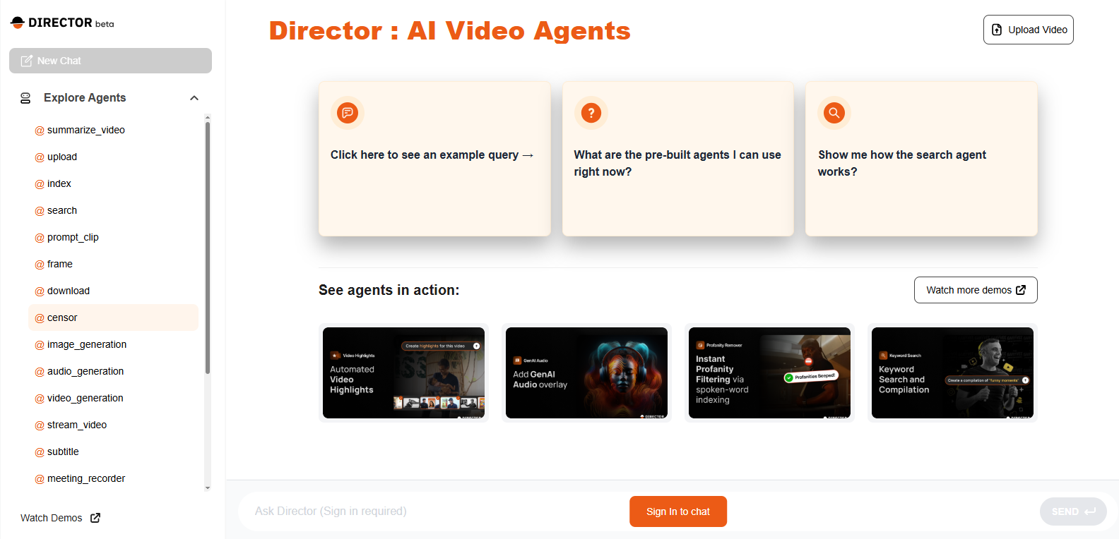 director-multi-agent-video-framework
