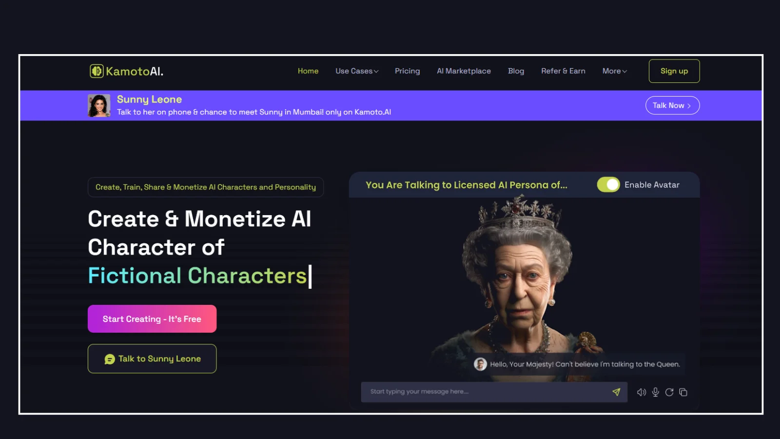 kamoto-ai-character-generator
