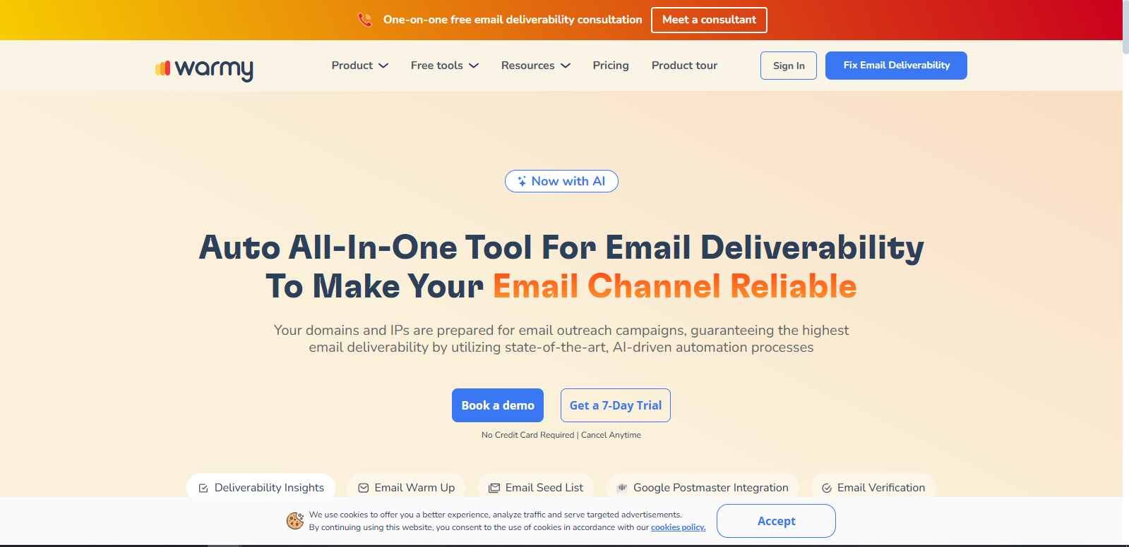 warmy-ai-email-deliverability -tool