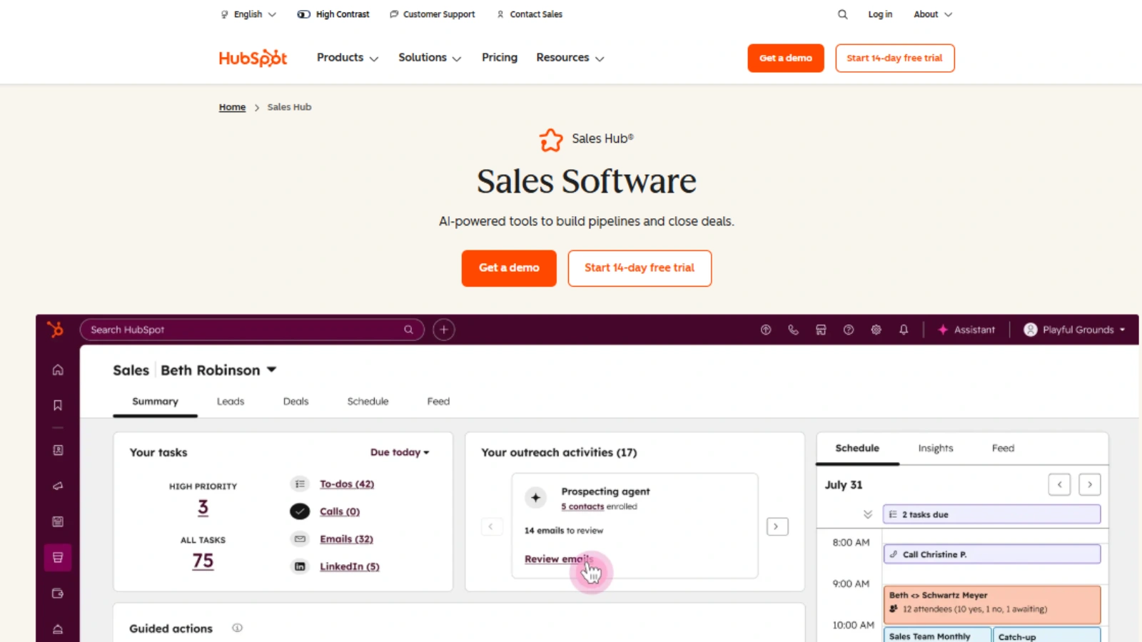 HubSpot Sales hubspot-sales