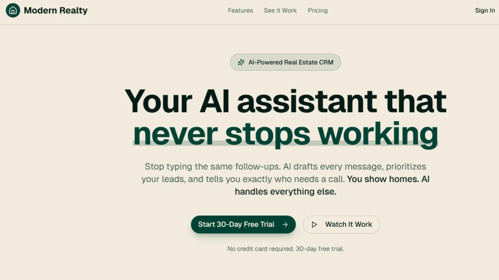 Modern Realty AI-Powered Property Buying Assistant modern-realty