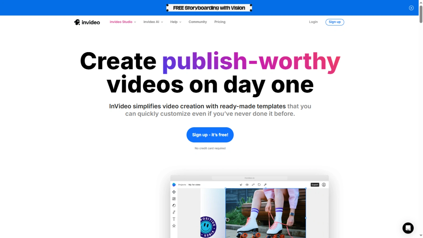 InVideo Invideo-dashbaord