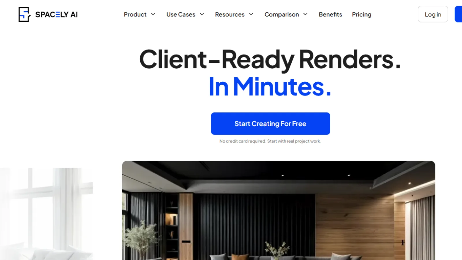 Spacely AI — Fast, Photorealistic Interior Renders spacelyai