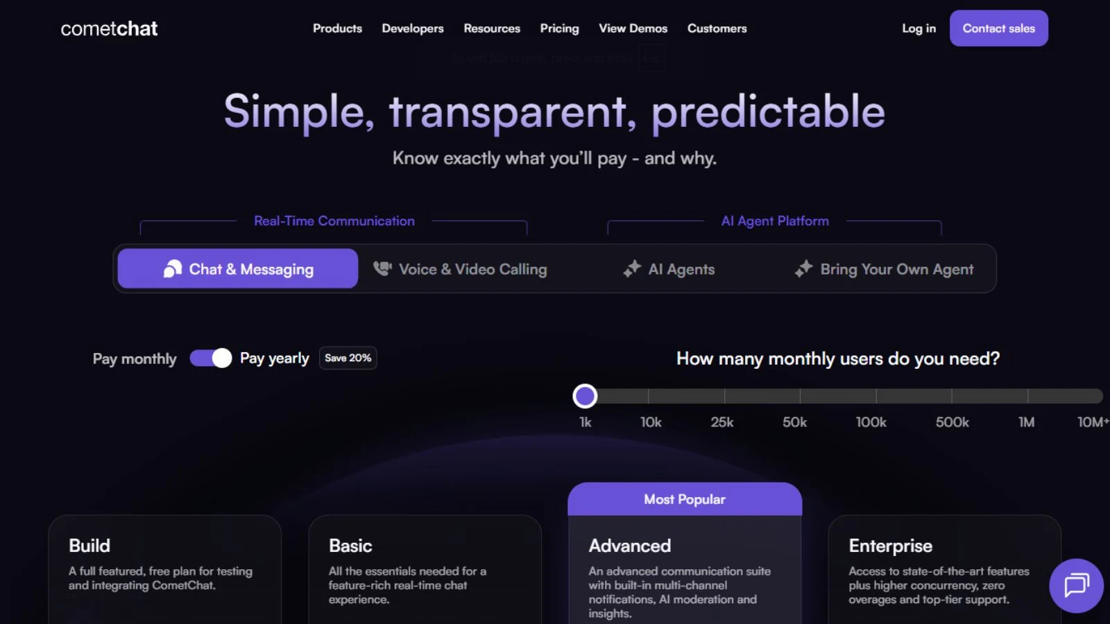 Plans & Cost cometchat-plans-cost-how-much-does-it-cost